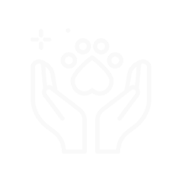 hands holding a paw icon